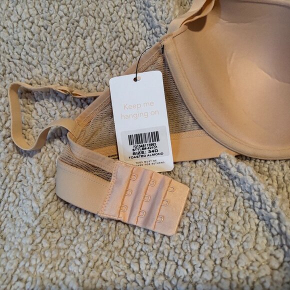 Lively The All-Day T-Shirt Bra: Toasted Almond - 34D - Picture 2 of 4